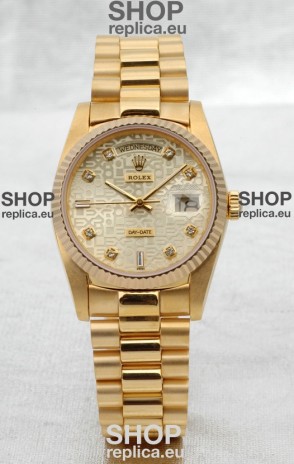 Rolex Day Date Gold Japanese Replica Watch