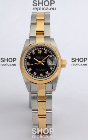 Rolex DateJust Two Tone Lady's Replica Watch