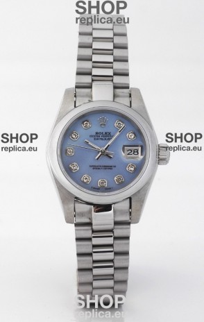 Rolex DateJust - Silver Lady's Swiss Replica Watch