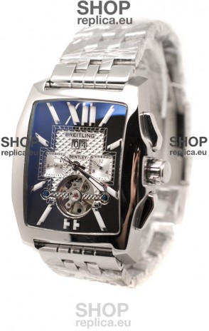 Breitling For Bentley Flying B Japanese Chronograph Watch in Dark Blue Dial