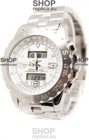 Breitling Chronograph Chronometre Replica Steel Watch 