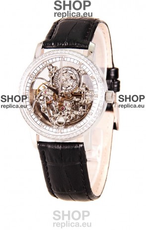 Vacheron Constantin Skeleton Diamonds Swiss Watch