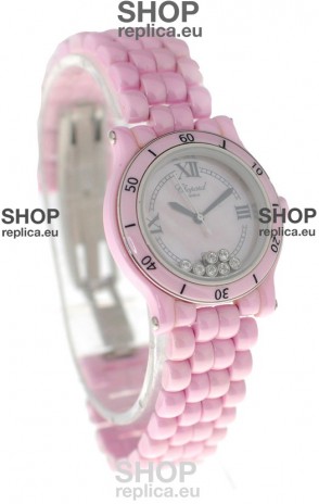 Chopard Happy Sport Ladies Japanese Pink Watch