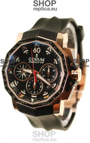 Corum Admiral Cup Challenge Swiss Replica Watch in Black