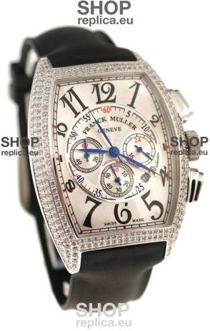 Franck Muller Master of Complications Swiss Replica Watch in Diamond Bezel