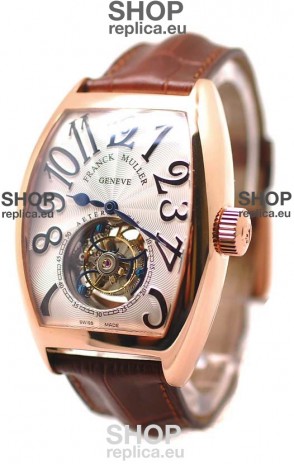 Franck Muller Aeternitas Tourbillon Swiss Replica Gold Watch 