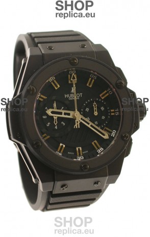 Hublot Big Bang King Power All Black Swiss Watch Ceramic Case