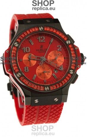 Hublot Big Bang Black Spinelle Red Tutti Fruitti Swiss Watch