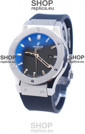 Hublot Classic Fusion Silver Watch in Steel Case