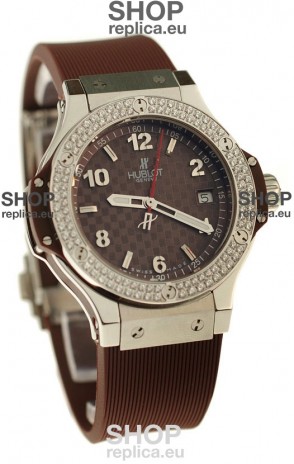 Hublot Big Bang King Cappuccino Diamonds Swiss Replica Quartz Watch
