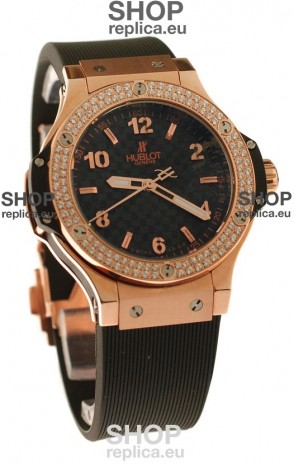Hublot Big Bang Cappucino Carbon Face Swiss Replica Watch