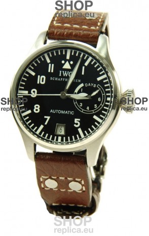 IWC Big Pilot Swiss Replica Watch in Black Dial