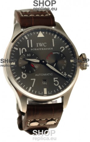 IWC Big Pilot Swiss Replica Watch in Grey Dial