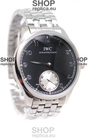 IWC Portugese Automatic Replica Watch in Black Dial