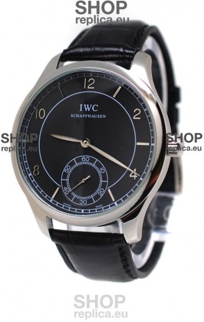 IWC Portugese Automatic Watch in Black Dial