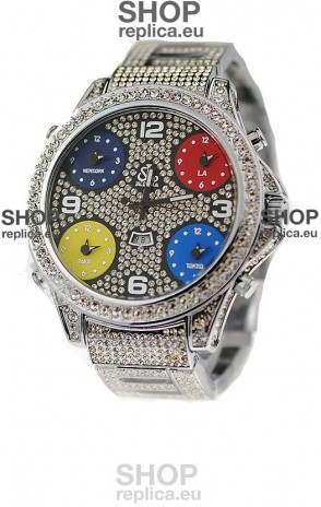 Jacob & Co Diamond Watch in Arabic Markers