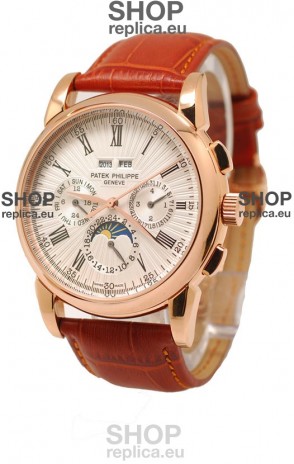 Patek Philippe Grand Complications Japanese Watch in White Dial