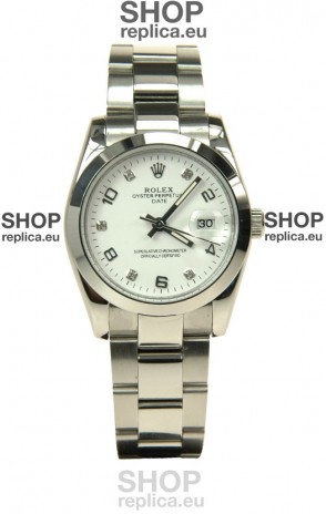 Rolex DateJust Mid-Sized Japanese Replica Silver Watch