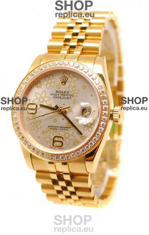 Rolex Datejust Floral Motif 2011 Edition Japanese Replica Watch