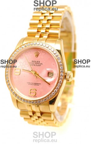 Rolex Datejust Floral Motif 2011 Edition Japanese Replica Watch