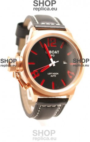 U-Boat Classico Japanese Gold Watch
