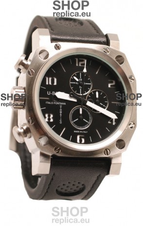 U-Boat Thousand of Feet Japanese Replica Watch in Black Dial