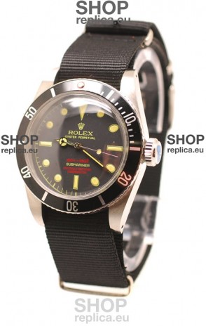 Rolex Submariner Swiss Watch Nylon Strap Watch