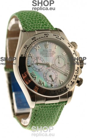 Rolex Daytona Cosmograph Swiss Replica Watch in Green Pearl Dial