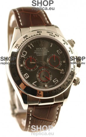 Rolex Daytona Cosmograph Swiss Replica Watch in Grey Dial