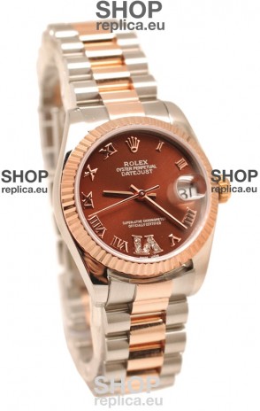 Rolex Oyster Perpetual Datejust Diamonds VI Swiss Replica Watch -36MM