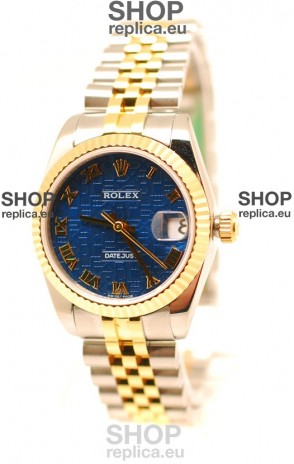 Rolex DateJust Mid-Sized Two Tone Japanese Replica Watch