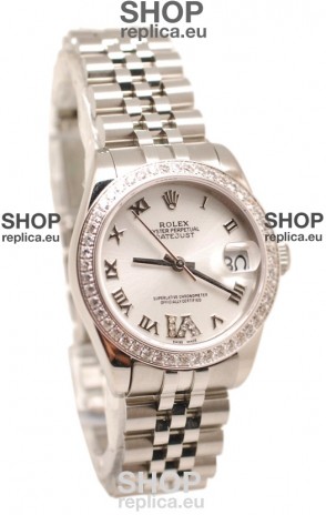 Rolex Oyster Perpetual Datejust Diamonds VI Swiss Replica Watch -36MM