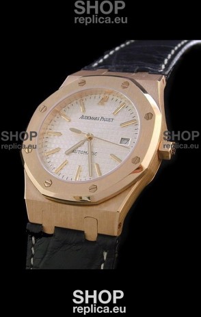 Audemars Piguet Royal Oak Watch in White Dial
