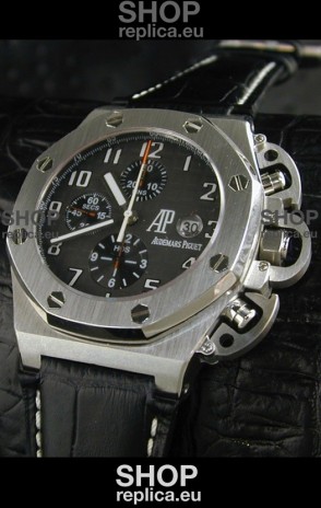 Audemars Piguet Royal Oak Watch in Black Dial - Secs hand 9 O Clock