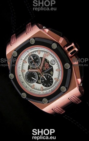 Audemars Piguet Royal Oak Offshore Rubens Barrichello Swiss Watch - Secs hand 9 O clock