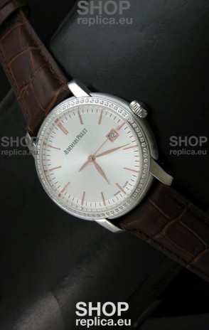 Audemars Piguet Jules Classic Swiss Automatic Watch in White Dial