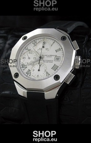 Baume & Mercier Riveria Swiss Watch in White Dial
