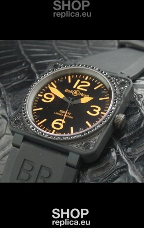 Bell and Ross BR01 92 Limited Edition Swiss Watch in Black Dial