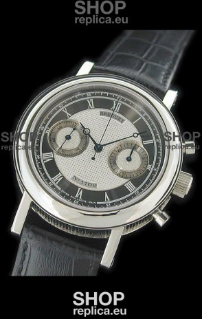 Breguet REF 1775 Swiss Replica Watch in Grey & Silver Dial
