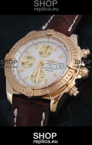 Breitling Windrider Swiss Replica Watch in White Dial