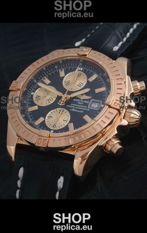 Breitling Windrider Swiss Replica Watch in Black Dial