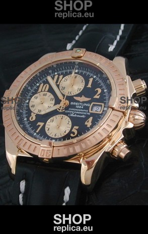 Breitling Windrider Swiss Replica Watch in Black Dial