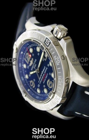 Breitling Superocean Steelfish Swiss Replica Watch in Blue Dial