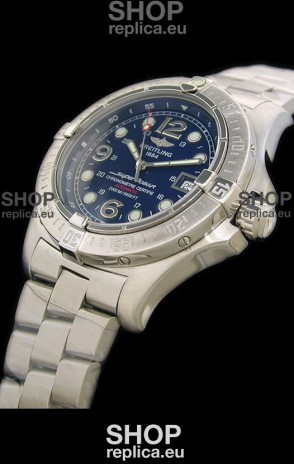 Breitling Superocean Steelfish Swiss Replica Watch in Blue Dial