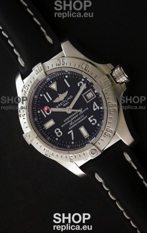 Breitling Avenger Seawolf Swiss Replica Watch in Black Dial