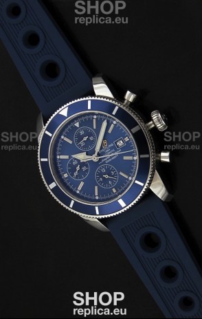 Breitling Superocean Swiss Replica Watch in Blue Dial