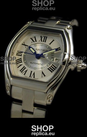 Cartier Roadster Swiss Replica Watch in White Dial
