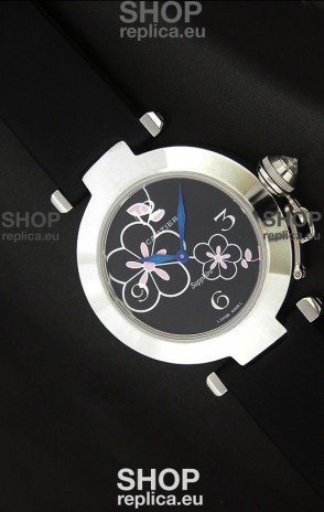 Cartier Pasha de Ladies Replica Watch in Black Dial