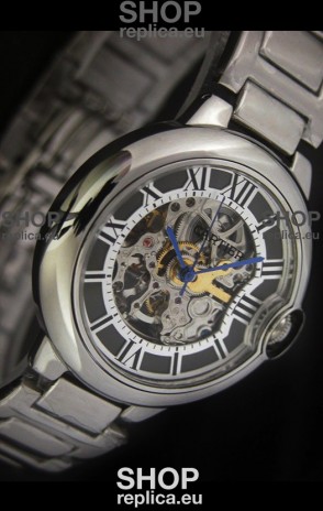 Cartier Ballon de Japanese Replica Watch in Black layerd Dial