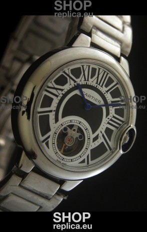 Cartier Ballon de Japanese Replica Watch in Black layerd Dial
